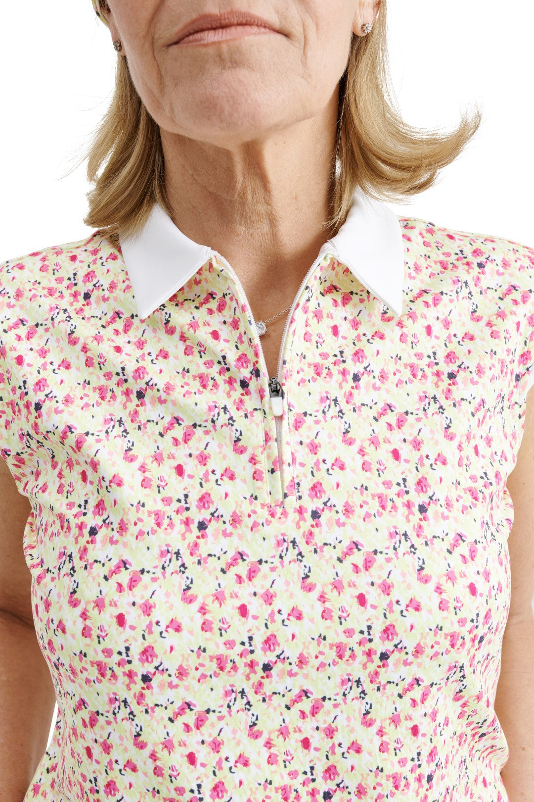 Women Lily sleeveless polo from Abacus Sportswear US