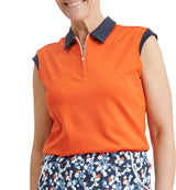 Women Lily sleeveless polo from Abacus Sportswear US
