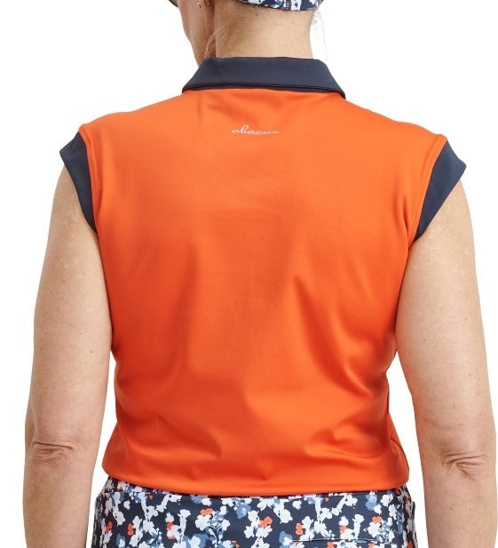 Women Lily sleeveless polo from Abacus Sportswear US