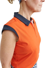 Women Lily sleeveless polo from Abacus Sportswear US