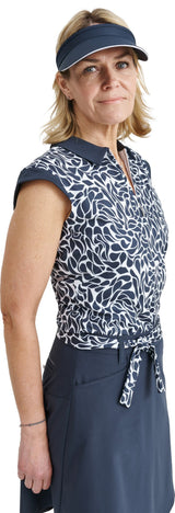 Women Lily sleeveless polo from Abacus Sportswear US