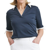 Women Lily half sleeve polo from Abacus Sportswear US