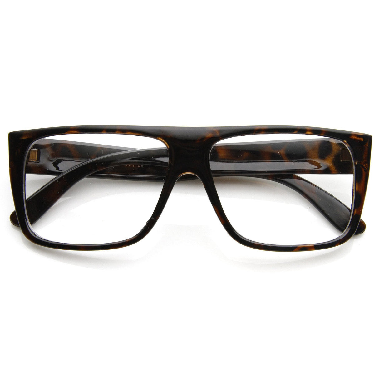 Flat Top Square Clear Lens Fashion Glasses 8807 from zeroUV