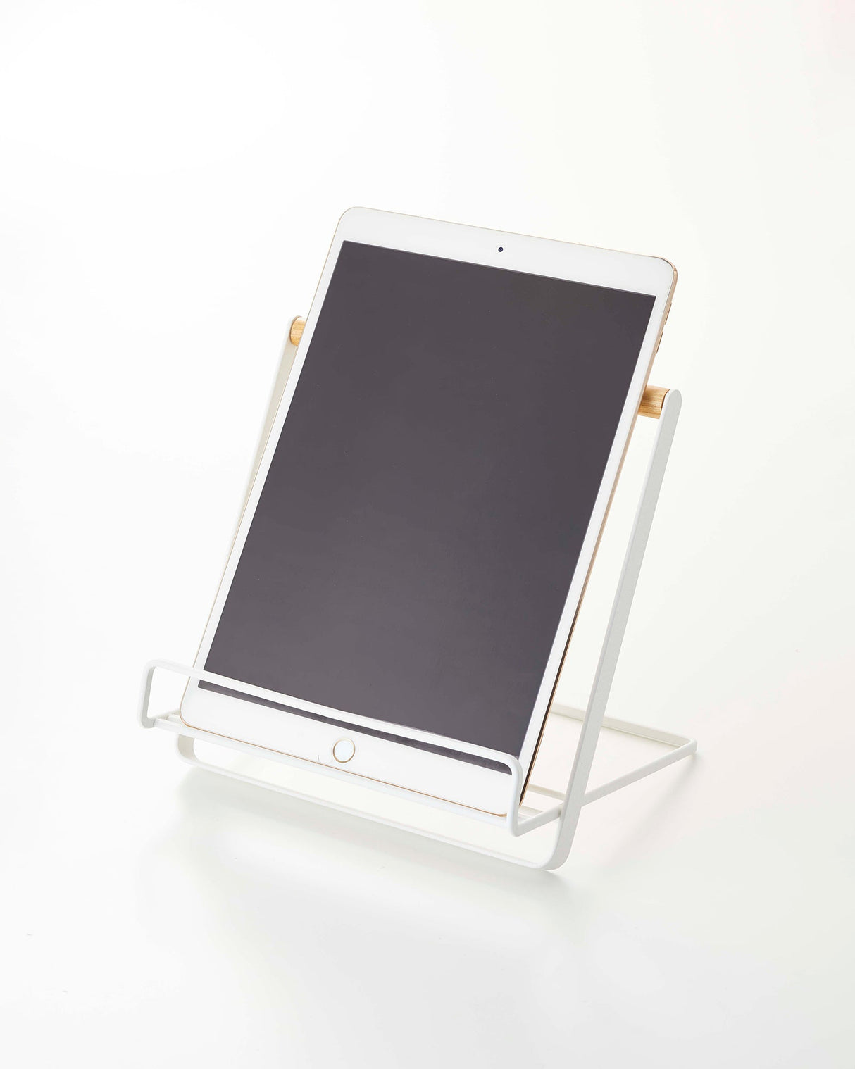 Tablet and Cookbook Stand - Steel + Wood from Yamazaki Home
