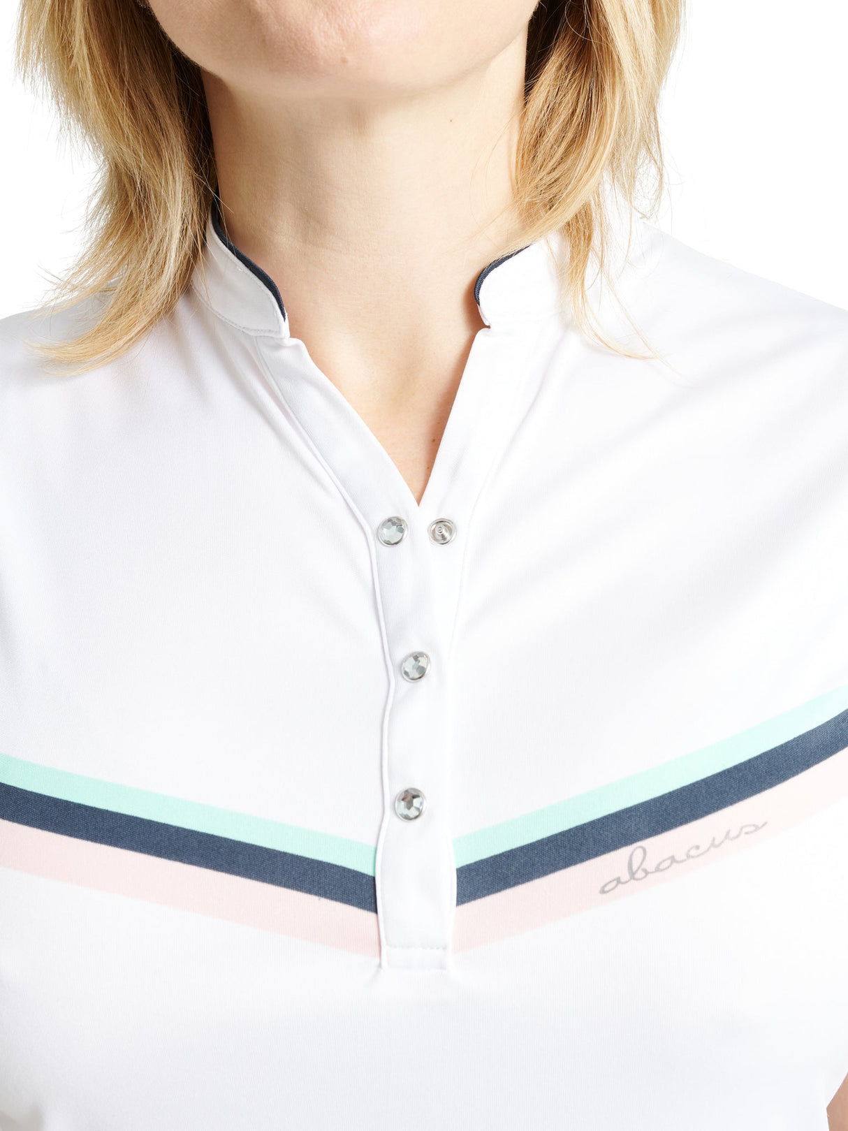 Women Simone Drycool Sleeveless Polo from Abacus Sportswear US