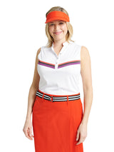 Women Simone Drycool Sleeveless Polo from Abacus Sportswear US