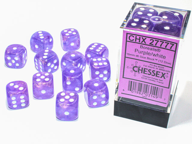 Chessex: D6 Borealis™ Dice Set - 16mm From PunkOuter Games