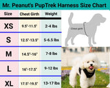 Mr. Peanut's PupTrek Harness and Leash Set,  Small Dog/Cat Soft Mesh Step In Harness Vest from Mr. Peanut's Pet Carriers