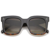 Bold Oversize Horned Rim Flat Lens Sunglasses A101 from zeroUV