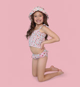 FUN IN THE SUN DREAM SMOCKED TANKINI TWO PIECE SWIM SUIT from DREAM BIG LITTLE CO