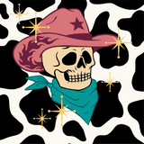 Disco Cowboy Crew Socks from FootClothes