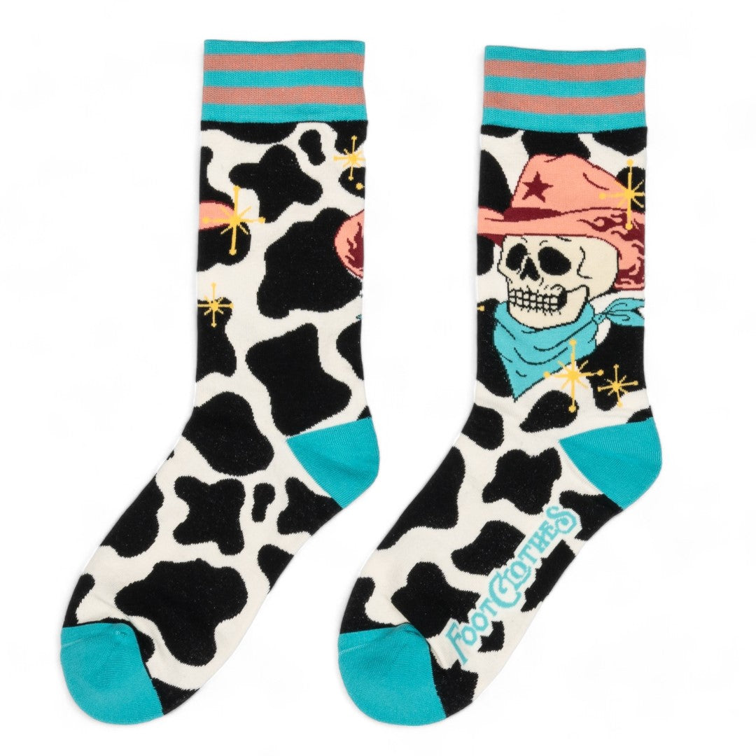 Disco Cowboy Crew Socks from FootClothes