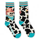 Disco Cowboy Crew Socks from FootClothes