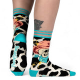 Disco Cowboy Crew Socks from FootClothes