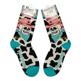 Disco Cowboy Crew Socks from FootClothes