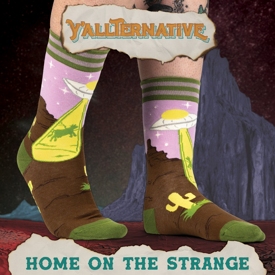 Home on the Strange Crew Socks from FootClothes