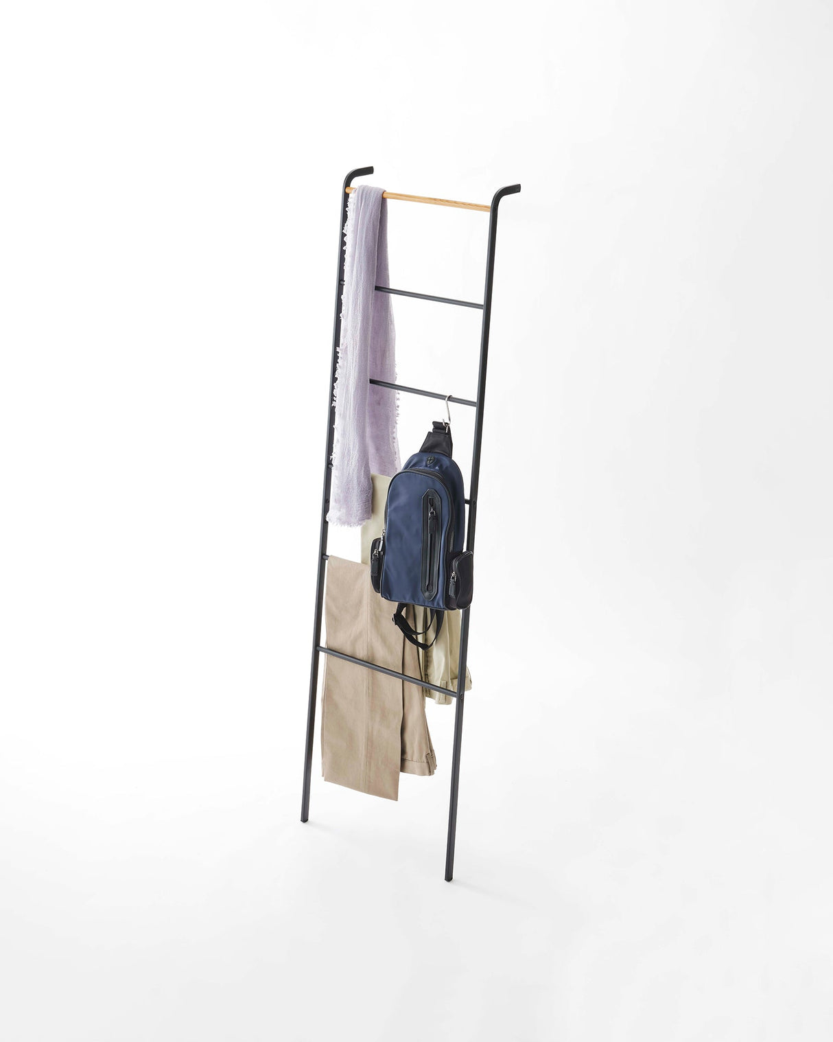 Leaning Storage Ladder - Two Styles - Steel from Yamazaki Home