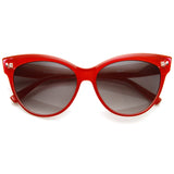 High Pointed Tip Inset Frame Oversize Cat Eye Sunglasses 8462 from zeroUV