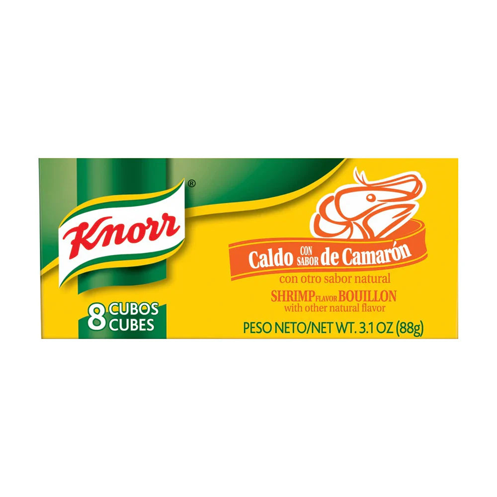 Knorr Cubes Shrimp Bouillon 48 units (8 ct/unit) From Mexmax INC.