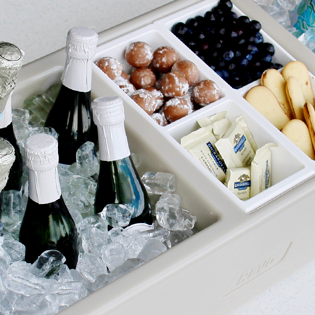 REVO Party Barge Cooler™ | Greige Mist From REVO COOLERS, LLC