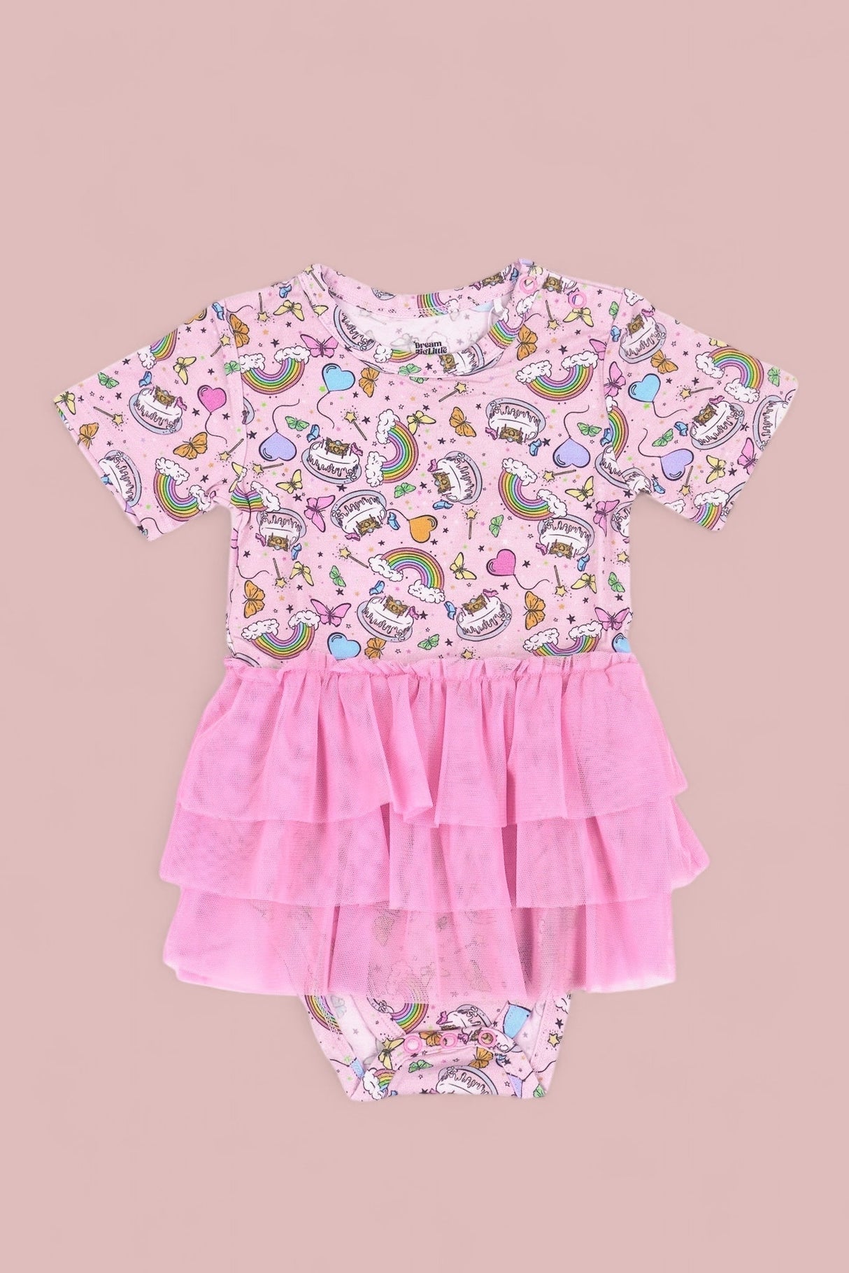 ONCE UPON A BIRTHDAY DREAM TUTU  BODYSUIT DRESS from DREAM BIG LITTLE CO