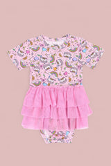 ONCE UPON A BIRTHDAY DREAM TUTU  BODYSUIT DRESS from DREAM BIG LITTLE CO