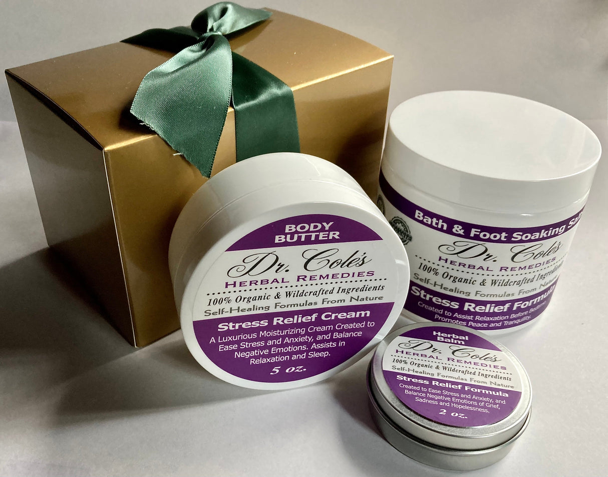 Ultimate Stress Relief Package #29 from Dr. Cole's Herbal Remedies