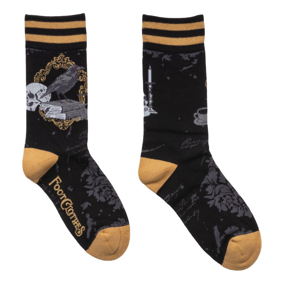 Raven's Grimoire Crew Socks from FootClothes