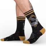 Raven's Grimoire Crew Socks from FootClothes