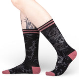 Eternal Roses Crew Socks from FootClothes