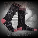 Eternal Roses Crew Socks from FootClothes