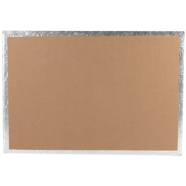 Cake Board - Full  Sheet Silver Wrap - (Foldunder) from Cake Craft Shoppe, LLC