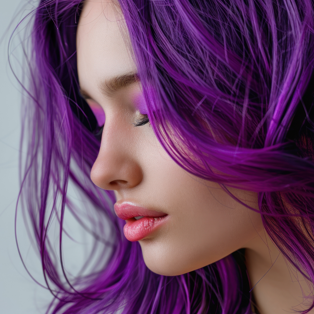 Medusa Hair Color - Violet Hour from Medusa's Makeup