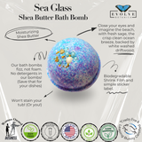 Bath Bomb - Sea Glass from Evolve Botanica