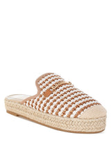 Isla Steps Raffia Slip-On Mules from Tallulah Lou