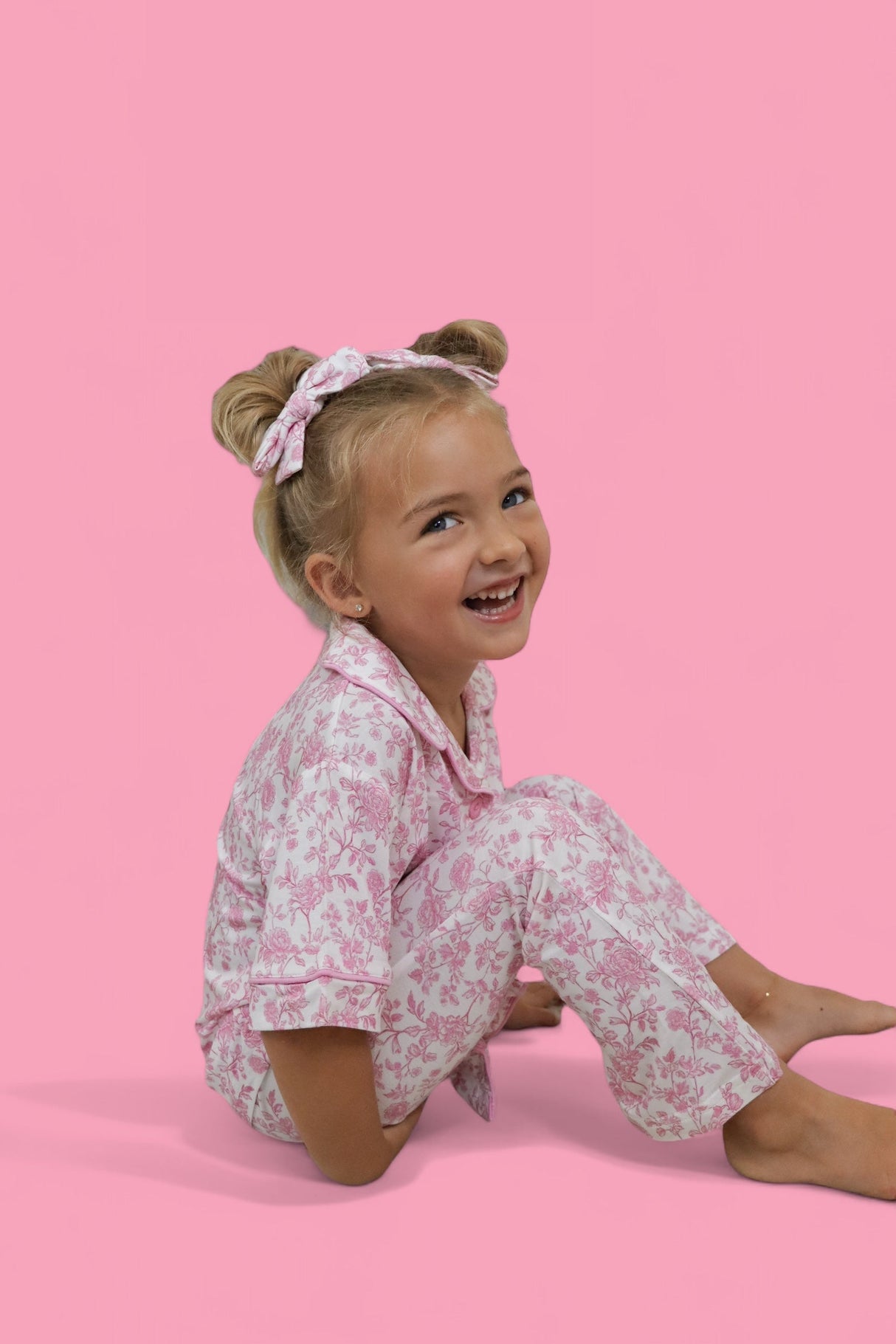 ROSEWOOD TOILE DREAM GIRL'S FLARE SET from DREAM BIG LITTLE CO