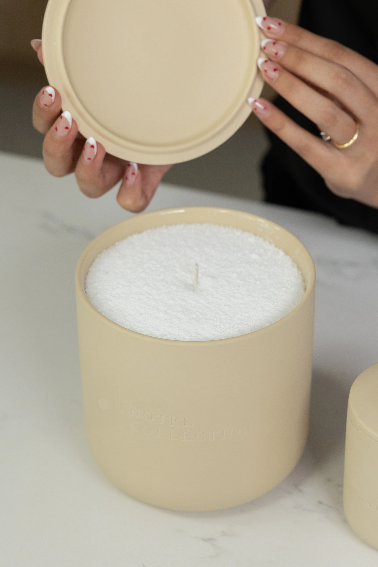 Grande Ceramic Sand Wax Set from Hotel Collection