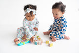 Dream Big Little Co x CoComelon SPRINGTIME MELON DREAM RUFFLE ROMPER from DREAM BIG LITTLE CO