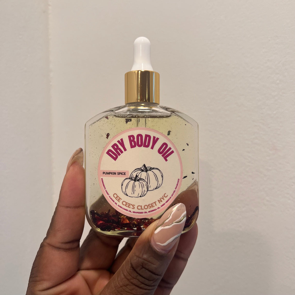 Scented Dry Body Oil from Cee Cee's Closet NYC