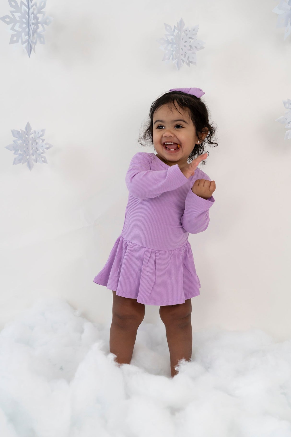 AMETHYST RIB DREAM BODYSUIT DRESS from DREAM BIG LITTLE CO