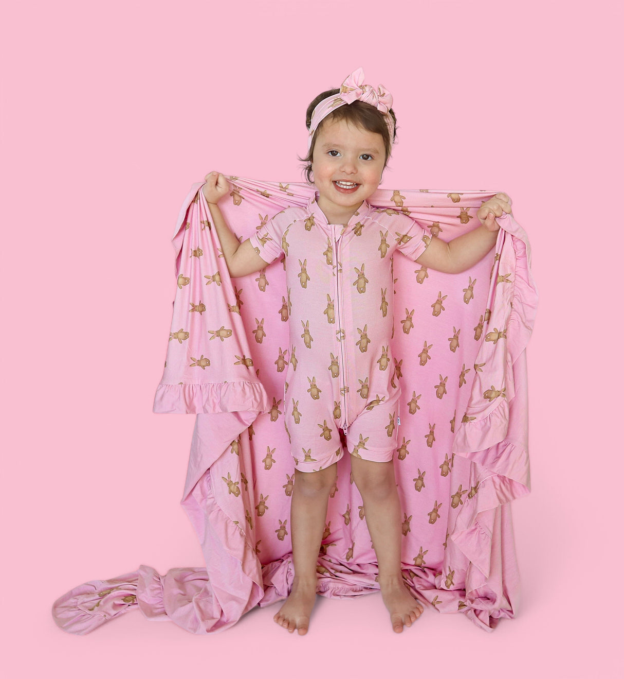 BLUSHIN' BUNNIES DREAM SHORTIE from DREAM BIG LITTLE CO