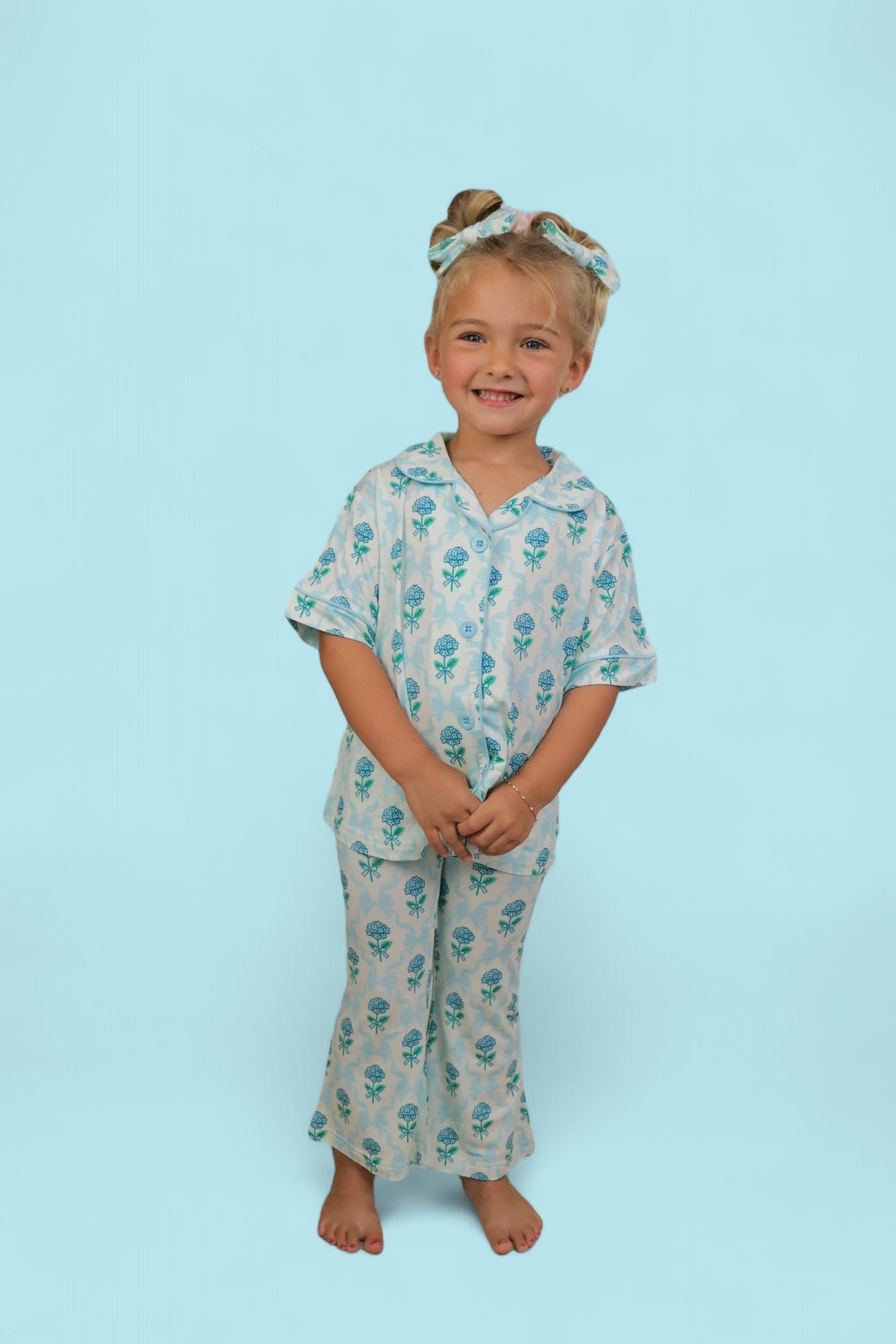 BLUE RIBBON BLOOMS DREAM GIRL'S FLARE SET from DREAM BIG LITTLE CO