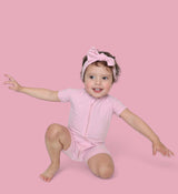 PINK ROSE RIB SHORTIE from DREAM BIG LITTLE CO