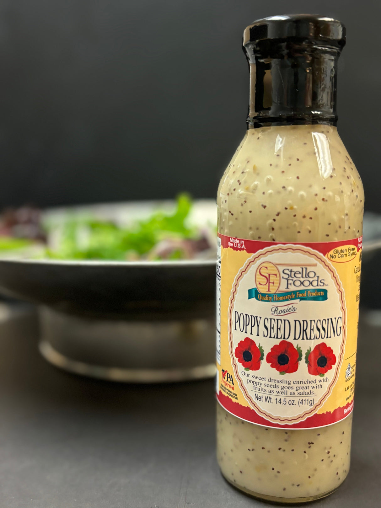 Stello Foods - Rosie's Poppy Seed Dressing 14.5 oz from Stello Foods