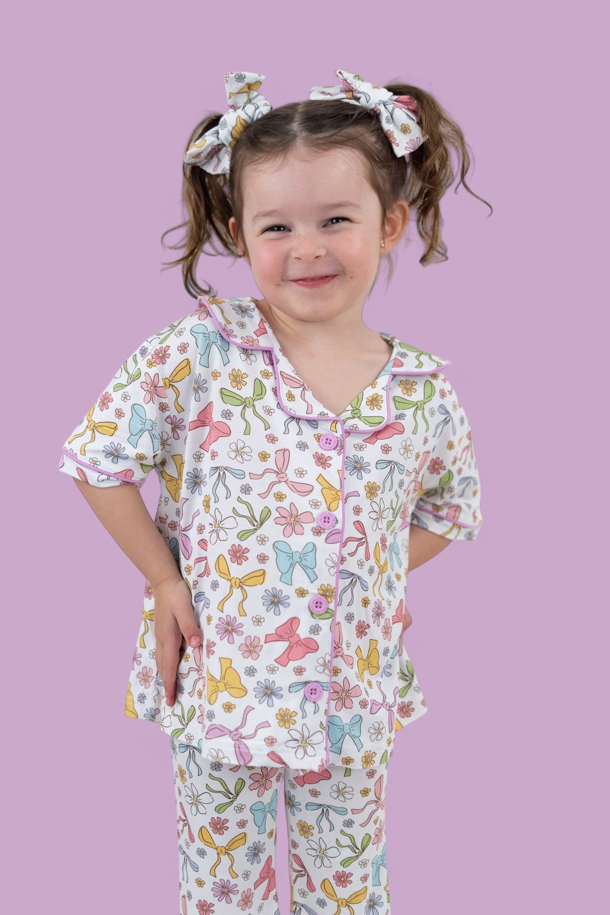 BOW GARDEN DREAM GIRL'S FLARE SET from DREAM BIG LITTLE CO