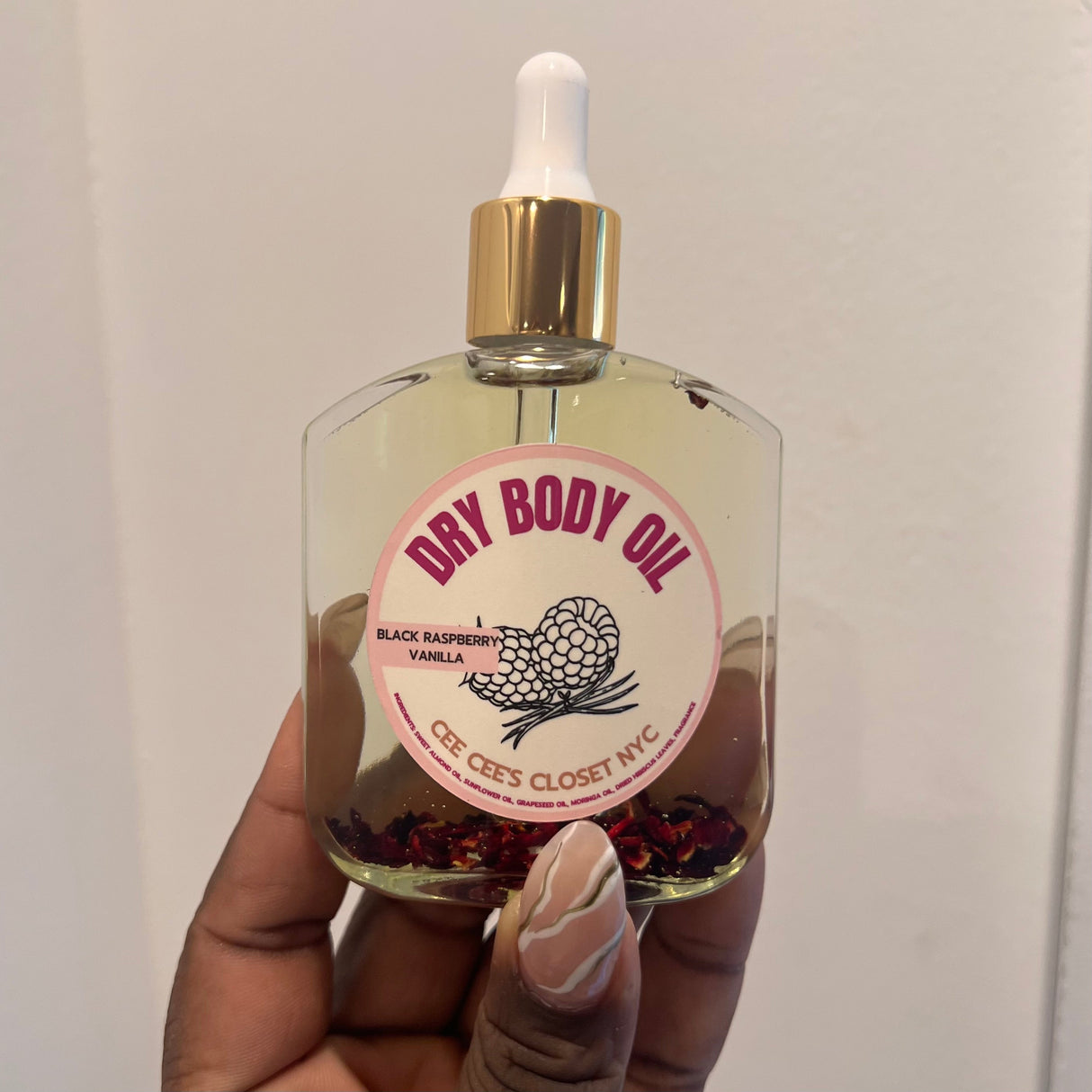 Scented Dry Body Oil from Cee Cee's Closet NYC