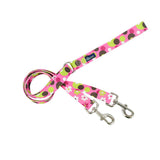 Daisy Dot Double Connection Leash – EarthStyle from 2 Hounds Design