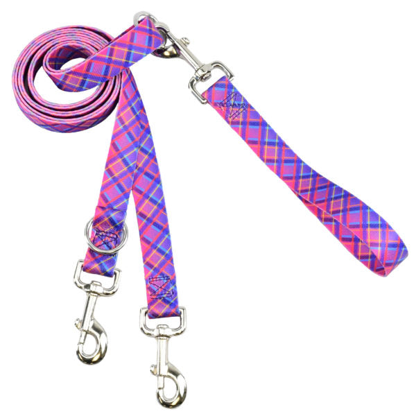 Neon Sunrise Pink Plaid Freedom No-Pull Dog Harness – EarthStyle from 2 Hounds Design