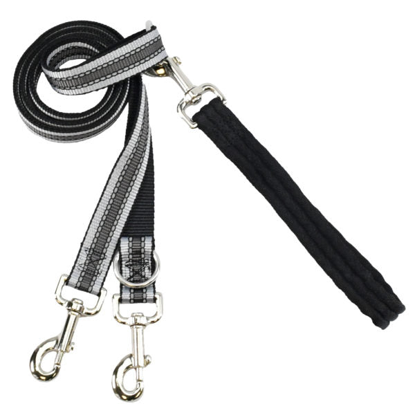 Reflective Black Freedom No-Pull Dog Harness from 2 Hounds Design