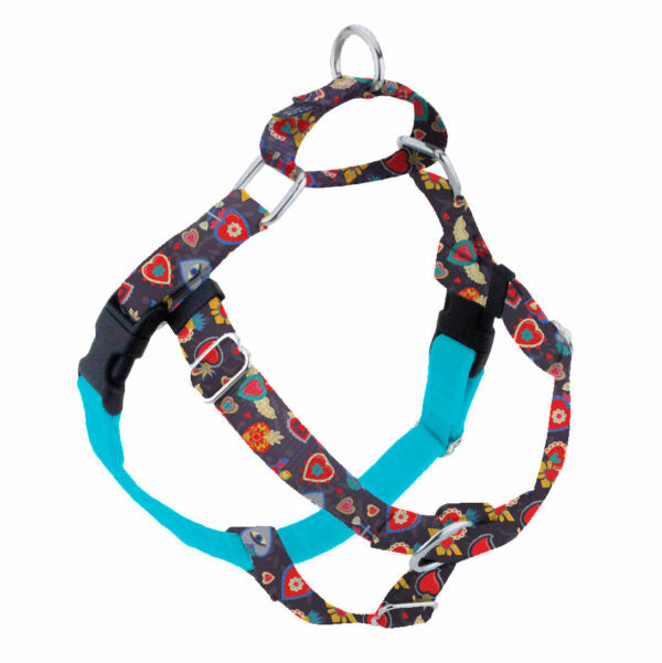 Gothic Hearts Freedom No-Pull Dog Harness – EarthStyle from 2 Hounds Design